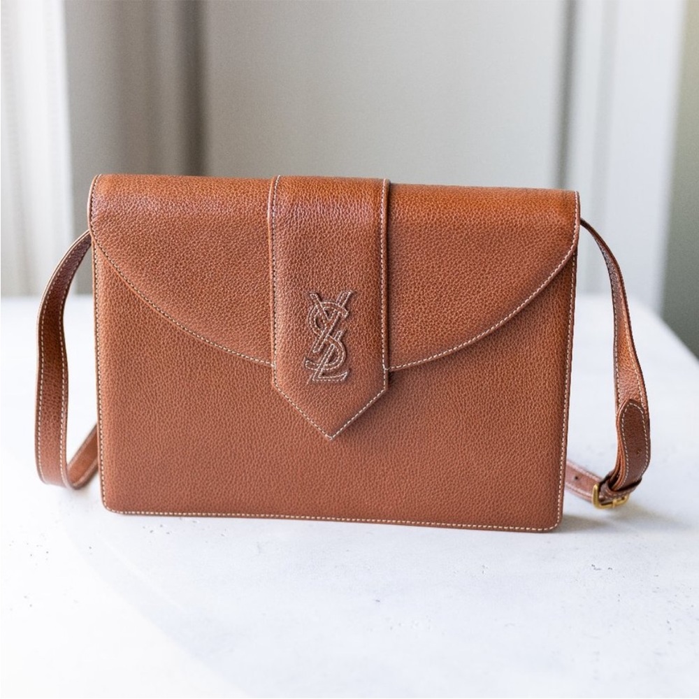 Authentic Vintage YSL Crossbody Messenger Bag - Picture 10 of 16